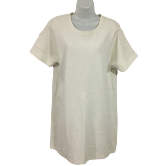 Frank & Oak Dresses & Skirts - Frank and Oak Off White Cotton Tee Dress Sz M